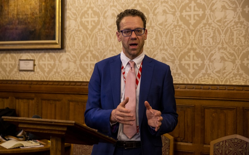 Lord Markham speaking at the launch of the Get Well, Stay Well Agreement 