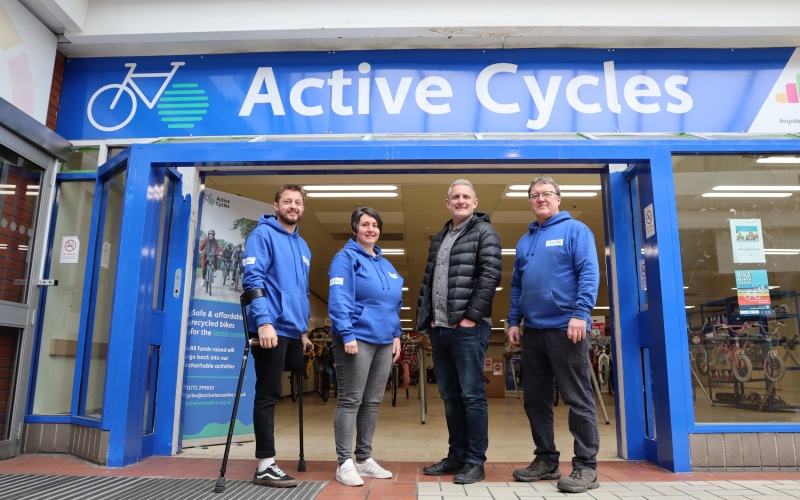 BBC Presenter Graham Liver visited the shop following the announcement, for an interview that will be broadcast on BBC Lancashire ahead of the awards